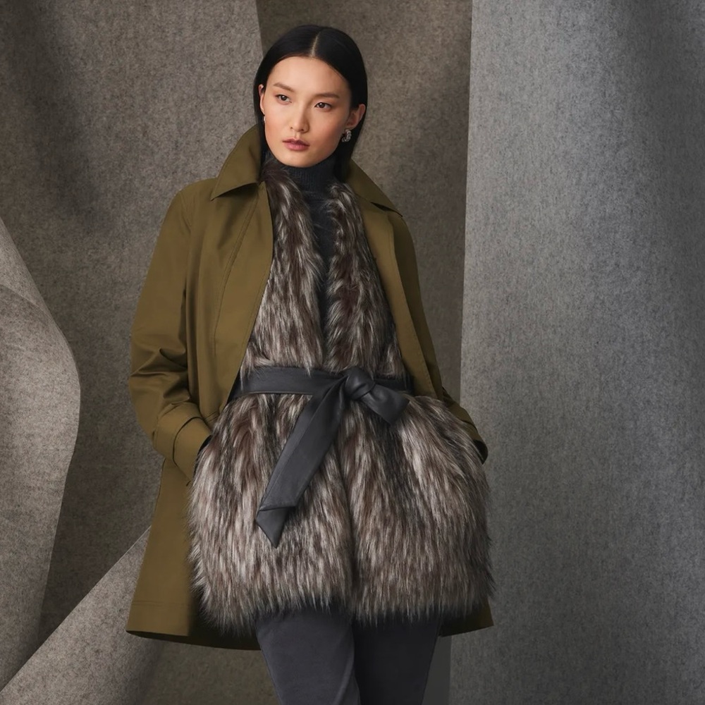 Stylish Faux Fur Vest